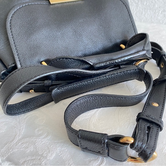 Chloe black leather Elsie flap 2 way bag - Picture 12 of 15